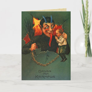 Cartes Pour Fêtes Annuelles Noël de Gruss Vom Krampus