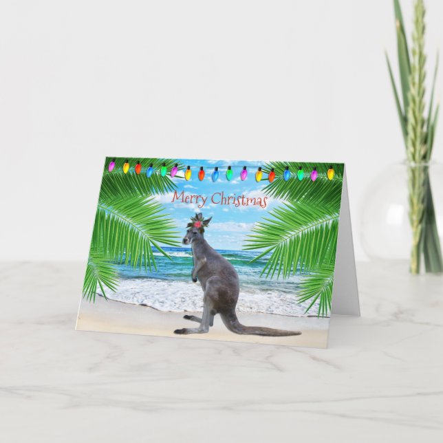 CARTES POUR FÊTES ANNUELLES NOËL DE KANGAROO (Devant)