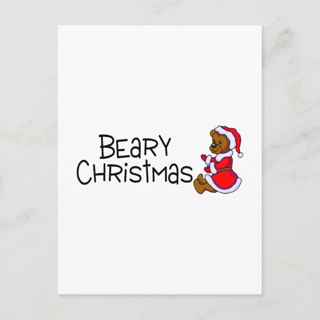 Cartes Pour Fêtes Annuelles Noël de la bière (Devant)