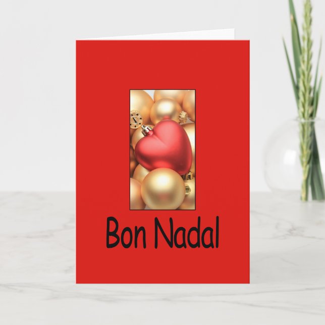 Cartes Pour Fêtes Annuelles noël de la catalogne de bon (Devant)