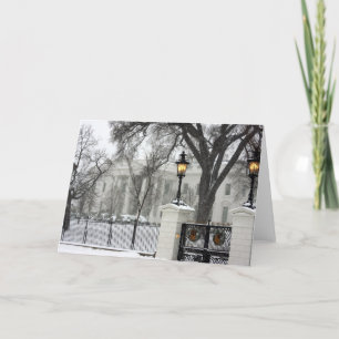Cartes Pour Fêtes Annuelles Noël de la Maison Blanche