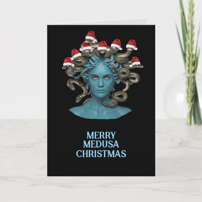 Cartes Pour Fêtes Annuelles Noël de la Méduse (Devant)