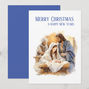 Cartes Pour Fêtes Annuelles Noël de la Nativité