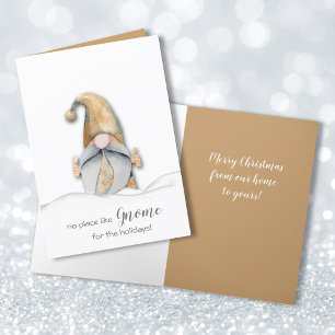 Cartes Pour Fêtes Annuelles Noël de la neige glanée plié