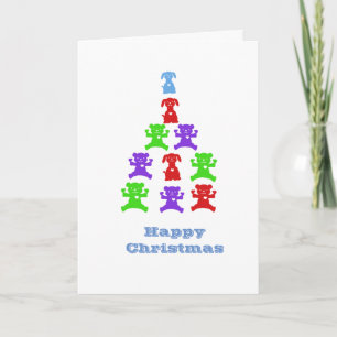 Cartes Pour Fêtes Annuelles Noël de l'ours en peluche