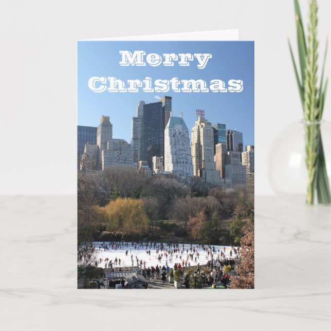 CARTES POUR FÊTES ANNUELLES NOËL DE NEW YORK (Devant)