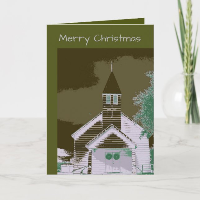 Cartes Pour Fêtes Annuelles Noël de pays (Devant)