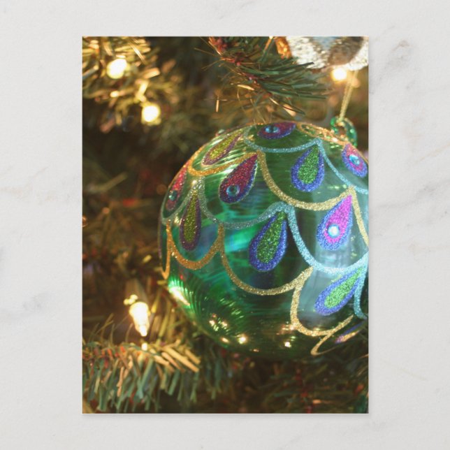 Cartes Pour Fêtes Annuelles Noël de Peacock (Devant)