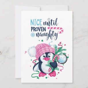 Cartes Pour Fêtes Annuelles Noël de pingouin
