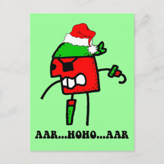 Cartes Pour Fêtes Annuelles Noël de pirates amusant
