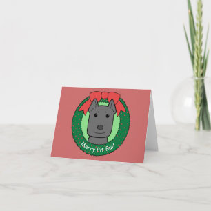 Cartes Pour Fêtes Annuelles Noël de Pitbull