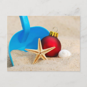 Cartes Pour Fêtes Annuelles Noël de plage