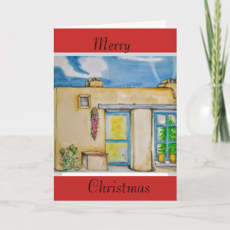 Cartes Pour Fêtes Annuelles Noël de Santa Fe