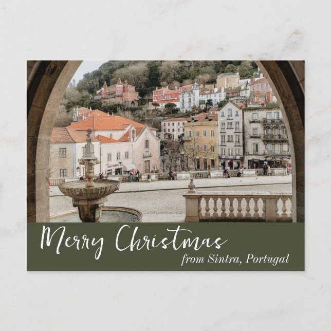 Cartes Pour Fêtes Annuelles Noël de Sintra Portugal (Devant)