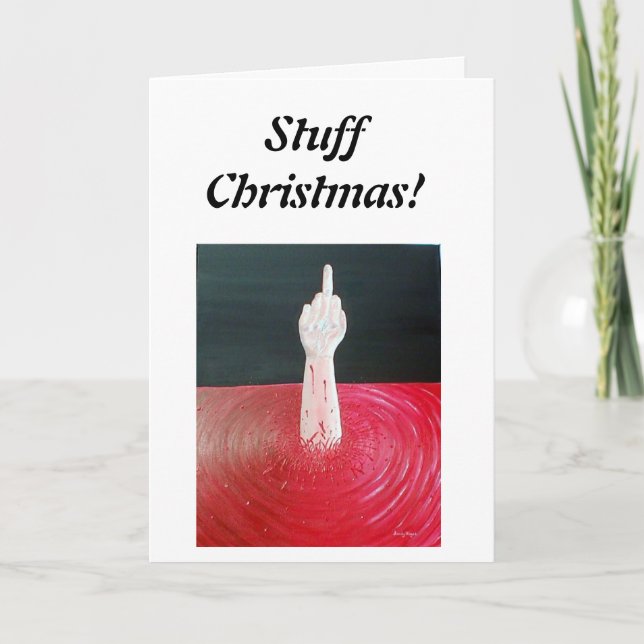 Cartes Pour Fêtes Annuelles Noël de substance (Devant)