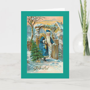 Cartes Pour Fêtes Annuelles Noël de Suédois de juillet de Dieu