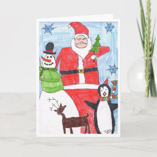 Cartes Pour Fêtes Annuelles Noël de Taylor (Devant)