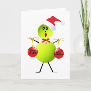 Cartes Pour Fêtes Annuelles Noël de tennis