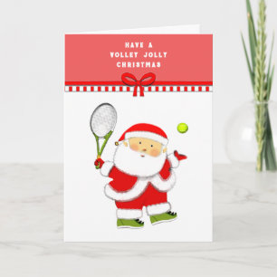 Cartes Pour Fêtes Annuelles Noël de tennis