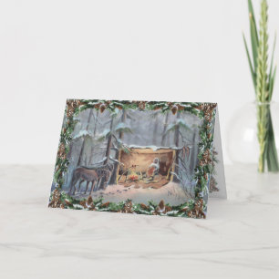Cartes Pour Fêtes Annuelles NOËL DE TRAPPER par SHARON SHARPE