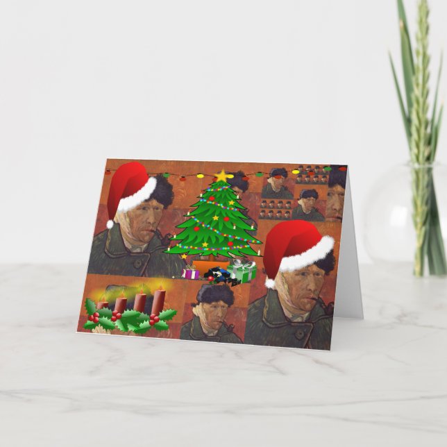 Cartes Pour Fêtes Annuelles Noël de Van Gogh (Devant)
