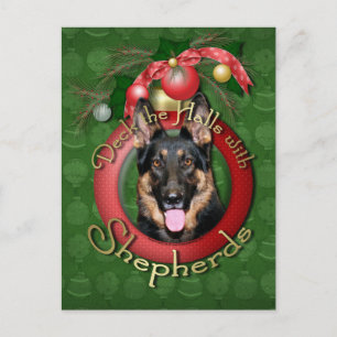 Cartes Pour Fêtes Annuelles Noël - Deck the Halls - Bergers - Kuno