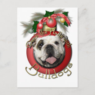 Cartes Pour Fêtes Annuelles Noël - Deck the Halls - Bulldogs