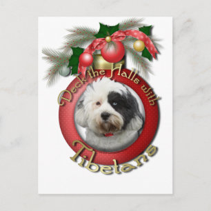 Cartes Pour Fêtes Annuelles Noël - Deck the Halls - Tibétains
