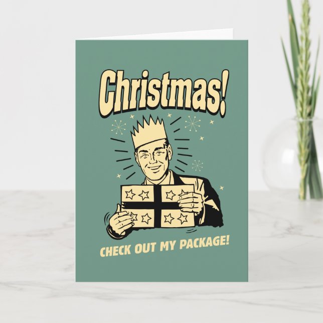 Cartes Pour Fêtes Annuelles Noël : Découvrez mon forfait (Devant)