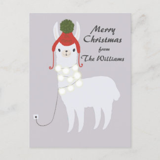 Cartes Pour Fêtes Annuelles Noël dedans branché par lama blanc