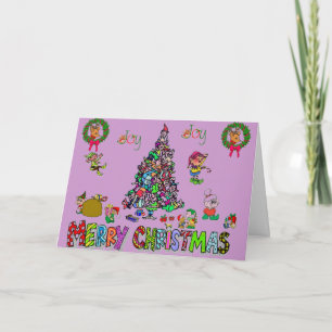 Cartes Pour Fêtes Annuelles Noël d'elven