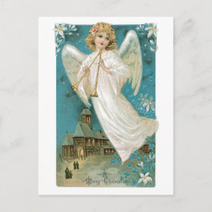 Cartes Pour Fêtes Annuelles Noël démodé, ange