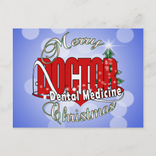 CARTES POUR FÊTES ANNUELLES NOËL DENTISTE DENTAIRE