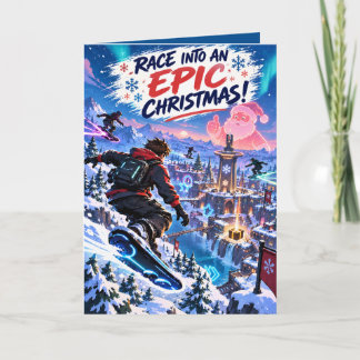 Cartes Pour Fêtes Annuelles Noël d'Epic Gamer Personnalisé