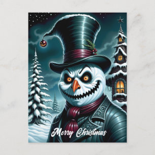 Cartes Pour Fêtes Annuelles Noël Déplaisant de Snowman