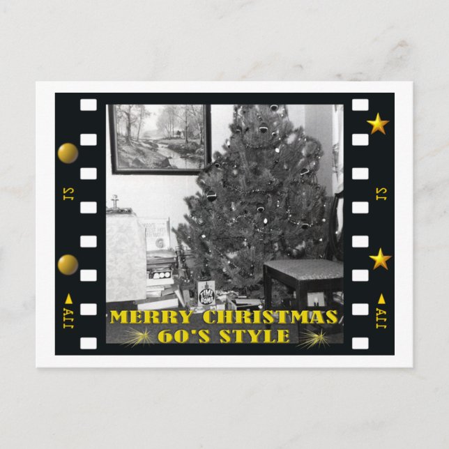 CARTES POUR FÊTES ANNUELLES NOËL DES ANNÉES 60 (Devant)