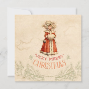 Cartes Pour Fêtes Annuelles Noël des caroleurs de VIctorian