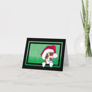 Cartes Pour Fêtes Annuelles Noël des Chiens de Bretagne de KiniArt