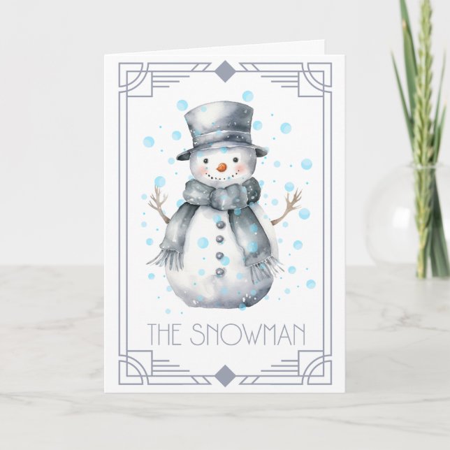 Cartes Pour Fêtes Annuelles Noël des motoneiges (Devant)