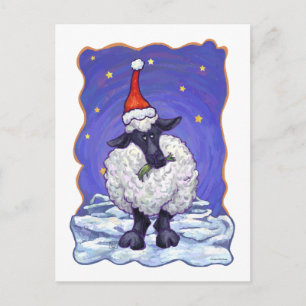 Cartes Pour Fêtes Annuelles Noël des moutons