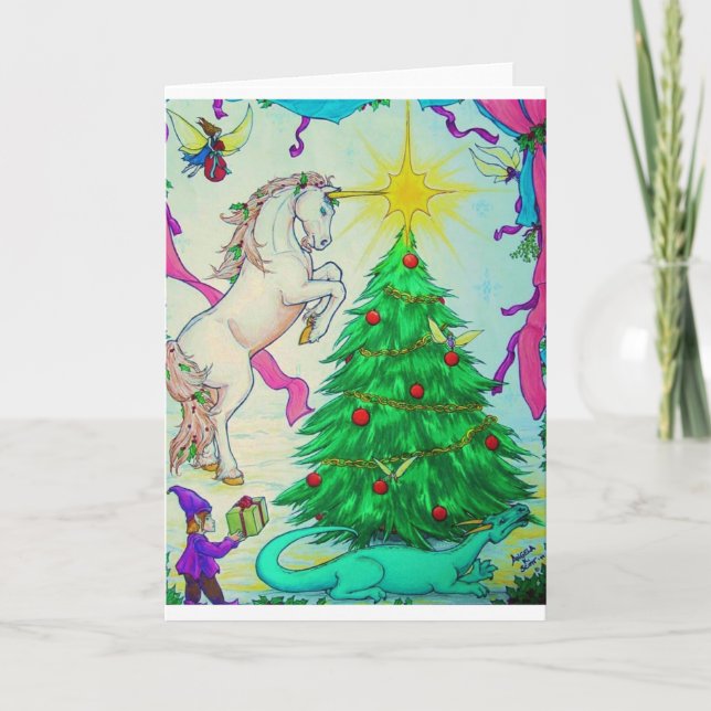 Cartes Pour Fêtes Annuelles Noël des mythes (Devant)