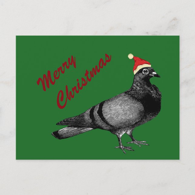 Cartes Pour Fêtes Annuelles noël des pigeons (Devant)