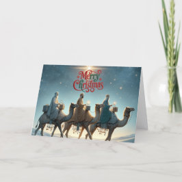 Cartes Pour Fêtes Annuelles Noël des trois hommes sages
