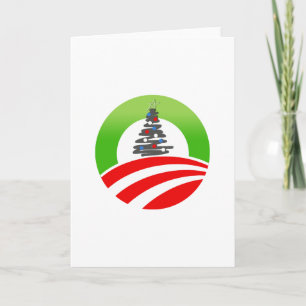 Cartes Pour Fêtes Annuelles Noël d'Obama