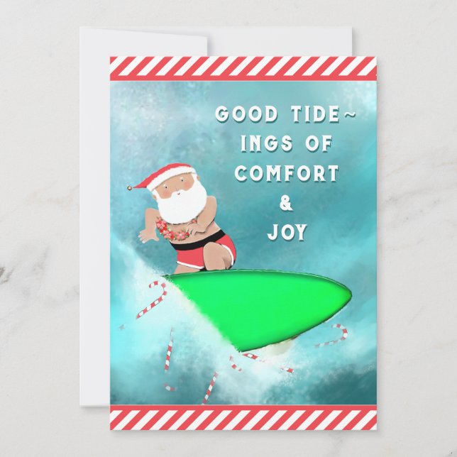 Cartes Pour Fêtes Annuelles Noël drôle (Devant)