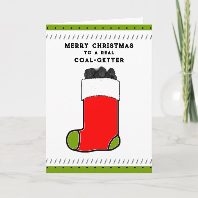 Cartes Pour Fêtes Annuelles Noël drôle (Devant)