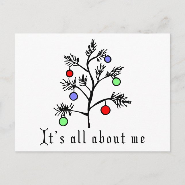 Cartes Pour Fêtes Annuelles Noël drôle (Devant)