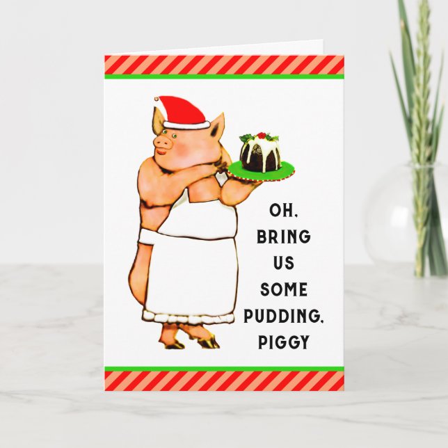 Cartes Pour Fêtes Annuelles Noël drôle (Devant)