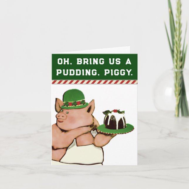 Cartes Pour Fêtes Annuelles Noël drôle (Devant)