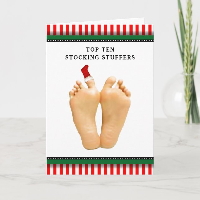 Cartes Pour Fêtes Annuelles Noël drôle (Devant)